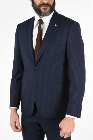 CC COLLECTION pinstriped side vents 2-button RIGHT suit