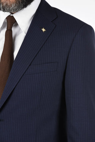 CC COLLECTION pinstriped side vents 2-button RIGHT suit