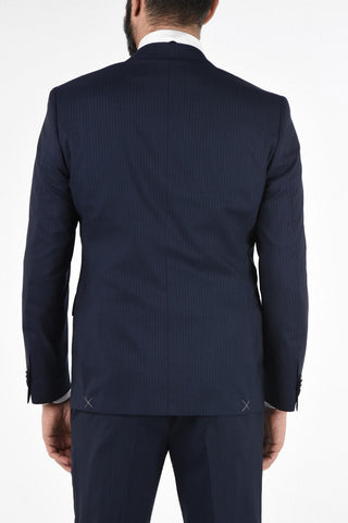 CC COLLECTION pinstriped side vents 2-button RIGHT suit