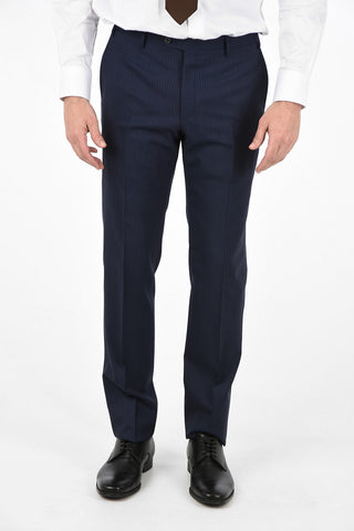 CC COLLECTION pinstriped side vents 2-button RIGHT suit