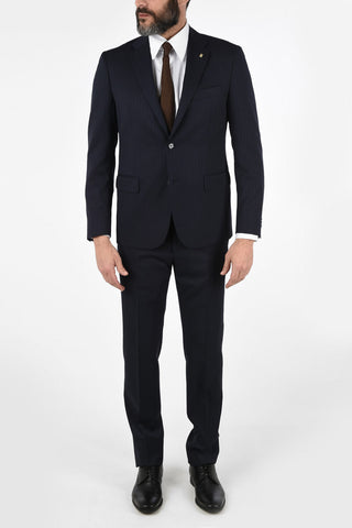 CC COLLECTION  tone/tone pinstriped side vents 2-button RIGHT suit