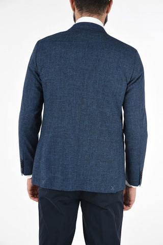 CC COLLECTION district check side vents half-lined2-button blazer