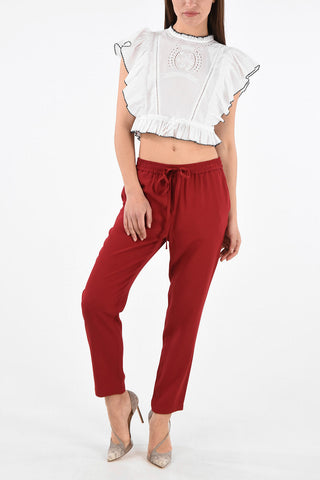 Jetted Pocket Drawstring Joggers