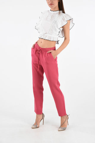Jetted Pocket Drawstring Joggers