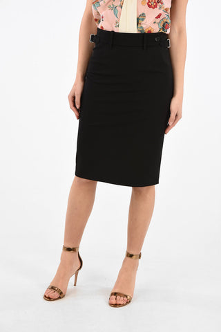 Pencil Skirt with Belt Loops 