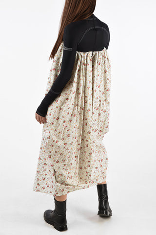 Long Sleeve Floral Dress with Flush Pockets