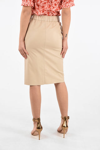 Leather 2 Pocket Pencil Skirt