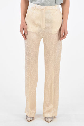 Monogram Palazzo Pants