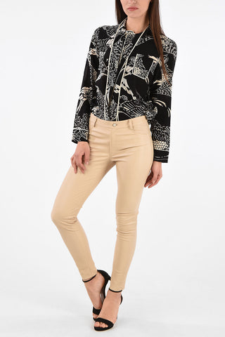 Leather Slim Fit Pants