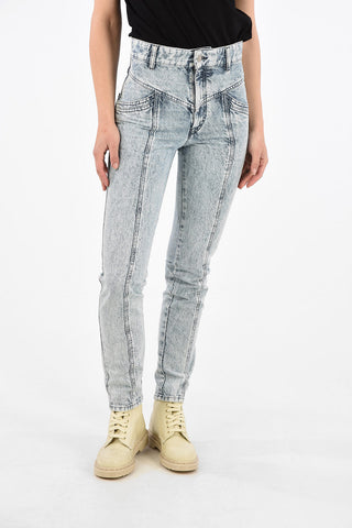 high-rise LORRICKA slim fit jeans