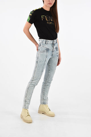 high-rise LORRICKA slim fit jeans