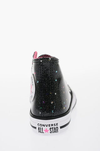 ALL STAR Glitter High-top Sneakers with Stars