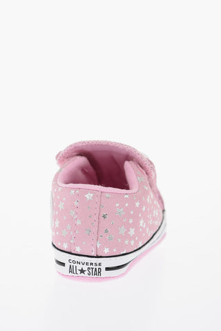 ALL STAR Suede Leather Sneakers with Touch Strap Closure