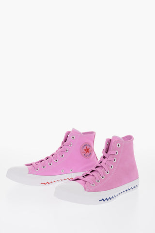 ALL STARS High-top Sneakers in Tessuto con Dettagli in Pelle