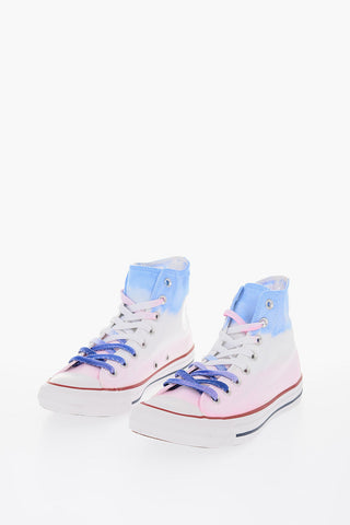 ALL STAR Tie Dye Effect High-Top Sneakers