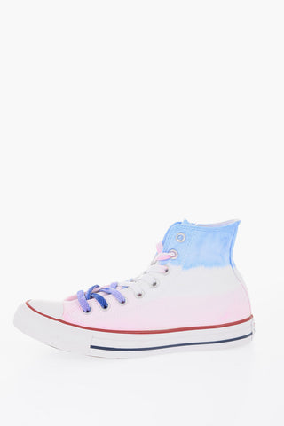 ALL STAR Tie Dye Effect High-Top Sneakers