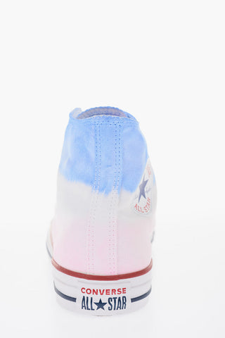 ALL STAR Tie Dye Effect High-Top Sneakers