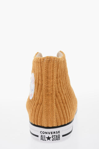 ALL STAR Corduroy High-Top Sneakers