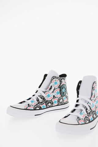 ALL STAR All Over Logo High-Top Sneakers