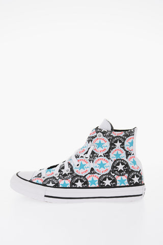 ALL STAR All Over Logo High-Top Sneakers