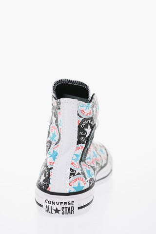 ALL STAR All Over Logo High-Top Sneakers