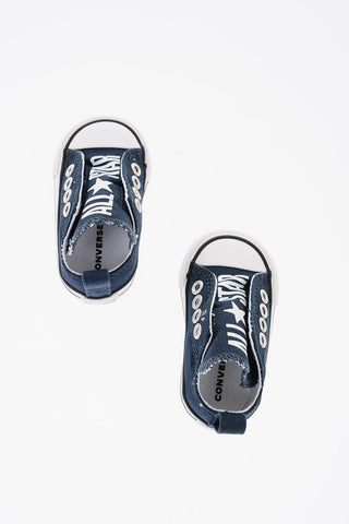 ALL STAR Fabric Sneakers with Touch Strap Closure