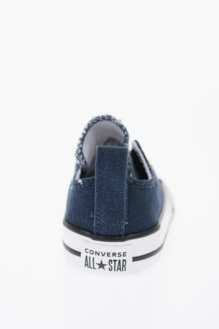 ALL STAR Fabric Sneakers with Touch Strap Closure