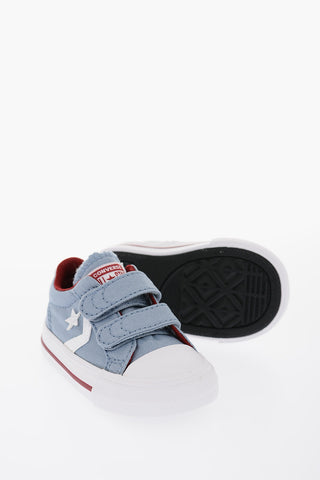 ALL STAR Fabric Sneakers with Touch Strap Closure