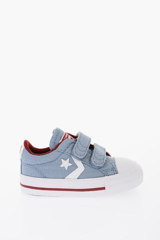ALL STAR Fabric Sneakers with Touch Strap Closure