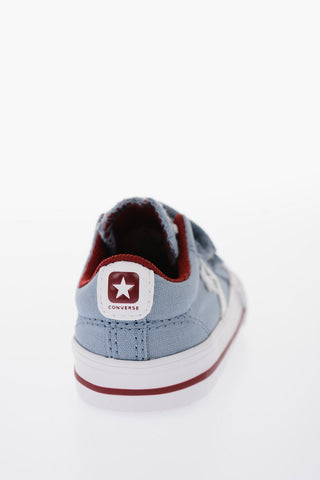 ALL STAR Fabric Sneakers with Touch Strap Closure