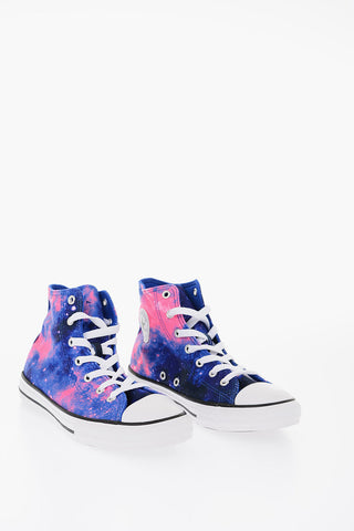 ALL STAR Tie Dye Effect High-Top Sneakers