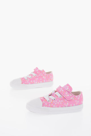 ALL STAR Floral-Print Sneakers with Touch Strap Closure
