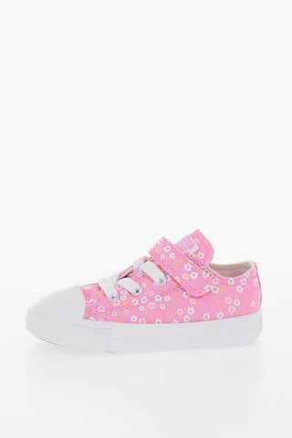 ALL STAR Floral-Print Sneakers with Touch Strap Closure