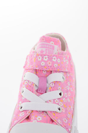 ALL STAR Floral-Print Sneakers with Touch Strap Closure