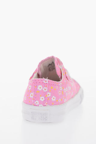 ALL STAR Floral-Print Sneakers with Touch Strap Closure