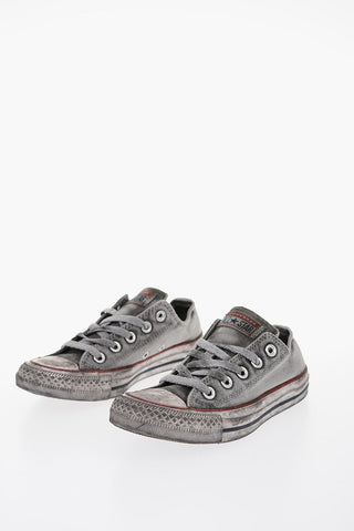 ALL STAR Vintage Effect  Fabric Sneakers
