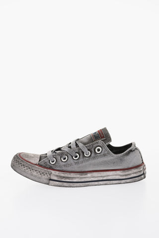 ALL STAR Vintage Effect  Fabric Sneakers