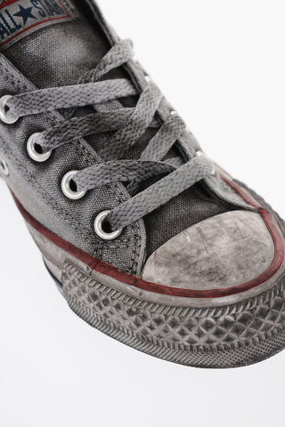 ALL STAR Vintage Effect  Fabric Sneakers