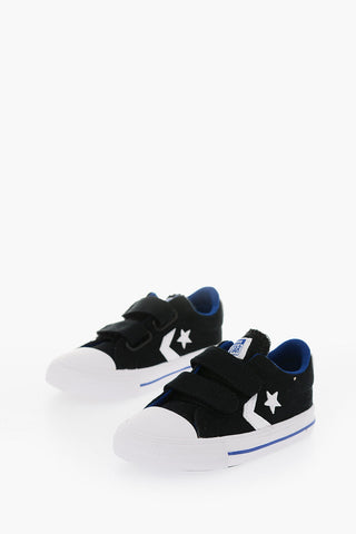 ALL STAR Fabric Sneakers with Touch Strap Closure