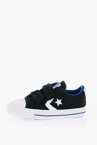 ALL STAR Fabric Sneakers with Touch Strap Closure
