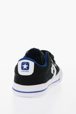 ALL STAR Fabric Sneakers with Touch Strap Closure