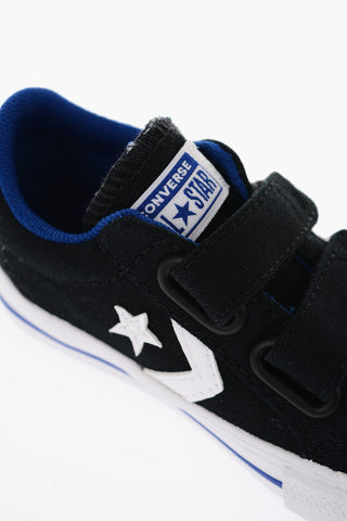 ALL STAR Fabric Sneakers with Touch Strap Closure