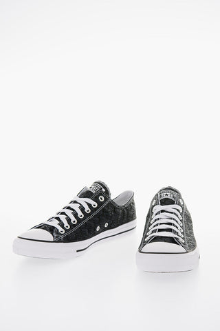 ALL STAR All Over Logo Fabric Sneakers 