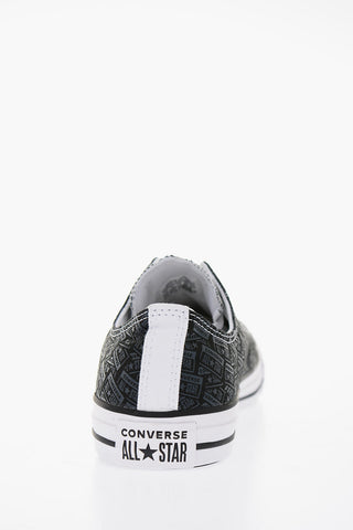 ALL STAR All Over Logo Fabric Sneakers 
