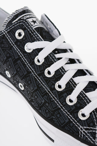 ALL STAR All Over Logo Fabric Sneakers 
