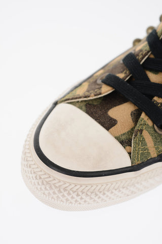ALL STAR Studded Camouflage High-top Sneakers