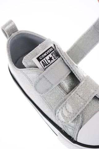 ALL STAR Glitter Sneakers with Touch Strap Closure