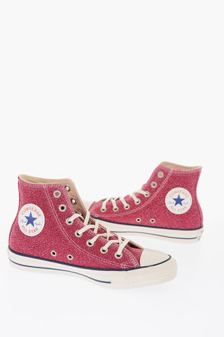 ALL STAR High-Top Glitter Sneakers