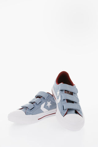 ALL STAR Fabric Sneakers with Touch Strap Closure