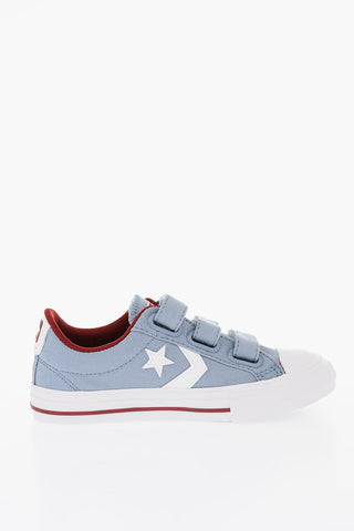 ALL STAR Fabric Sneakers with Touch Strap Closure